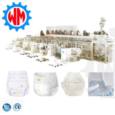 comprar Linha de produção de fraldas para bebés de alta eficiência com sistema de embalagem inteligente online manufacture