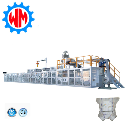 comprar Máquina de fabricação de fraldas de bebê de alta velocidade com controle PLC com menor energia online manufacture