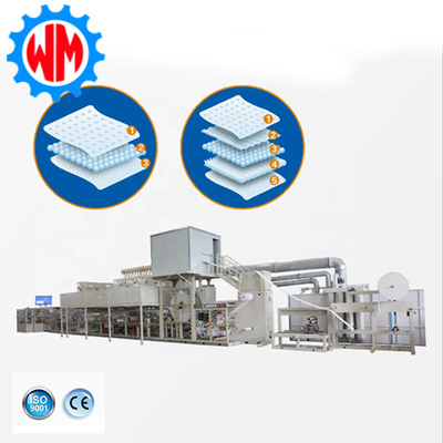 comprar Máquina de Fabricação Full Servo Underpad Com Sistema de Embalagem online manufacture