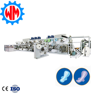 comprar High Speed Automatic Packaging Sanitary Pad Making Machine PLC Control  Fabricação em linha