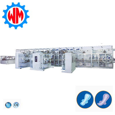 comprar Máquina de fabricação de almofadas sanitárias 1200pcs/min Sistema personalizável Fabricação em linha
