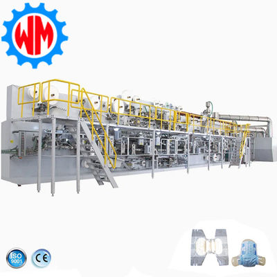 comprar High-Performance Full Servo Adult Diaper Making Machine for Large-Scale Production Needs Fabricação em linha