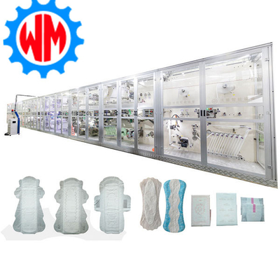 Máquina de fabricação de guardanapos sanitários de fábrica profissional de alta velocidade com CE Global Export