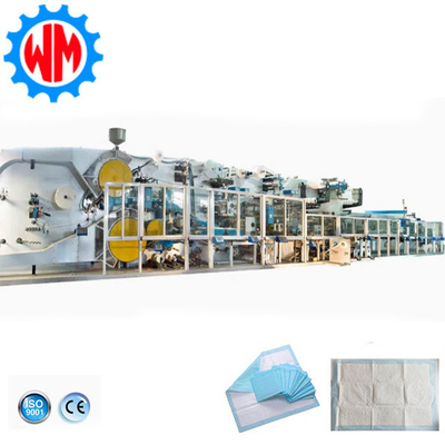 Máquina de fabricação Full Servo Underpad Novo modelo de equipamento inteligente com CE