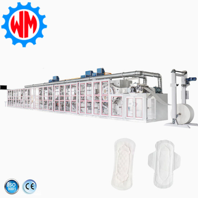 Nova Máquina de Fazer Absorventes Higiênicos Tipo 1500pcs/min Aplicável à América do Sul