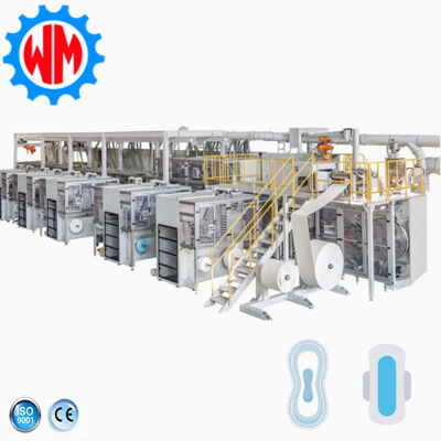 Máquina de Fazer Absorventes Higiênicos a 1500pcs/min com Pesquisa de Mercado na América do Sul