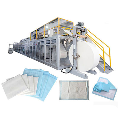Linha de Produção de Absorventes de Alta Velocidade 350m/min com Embalagem Automática
